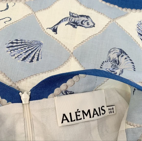 Alemais Pia printed linen minidress - Picture 13 of 13